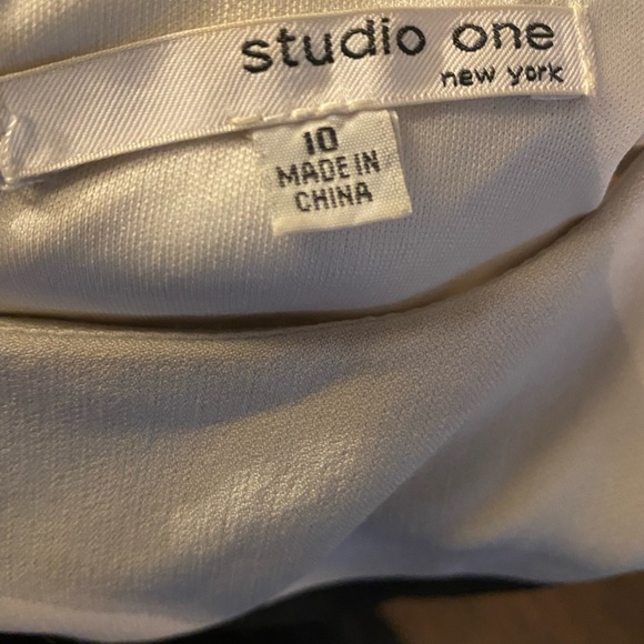 WOMENS COLOR BLOCK SLEEVELESS DRESS (SIZE 10) - Picture 4 of 4